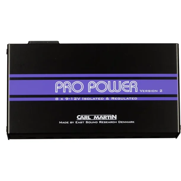 Carl Martin Pro Power Version 2 - Multi str�mforsyning 9-12V 350mA